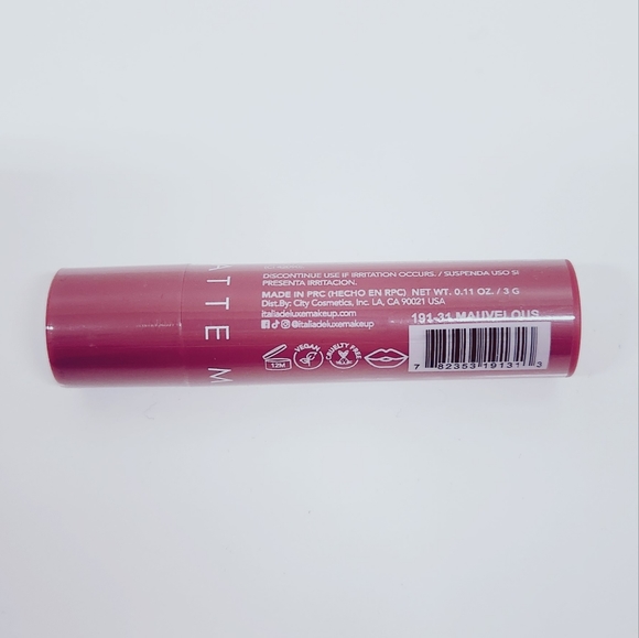 ⭐4/$15 Italia Deluxe Mousse Matte Lipstick Mauvelous - Picture 6 of 8